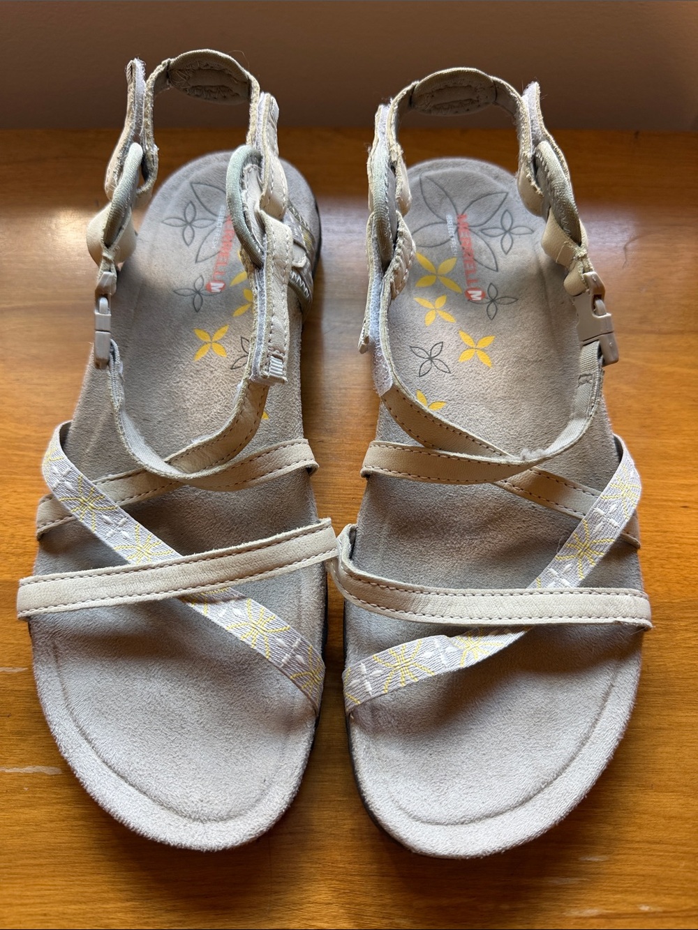Women's Merrell Beige Neutral Comfort Sandals